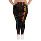 Da Hill 128 street All - Over Print Plus Size Harlem USA Leggings - Amerukhan Basics Clothing - Leggings