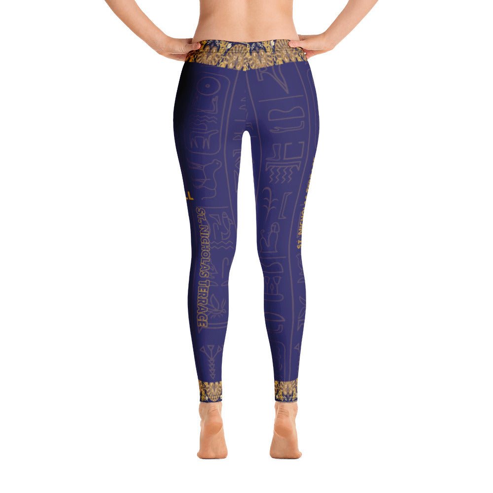 Da Hill 129 street All - Over Print Harlem USA Leggings - Amerukhan Basics Clothing - Leggings