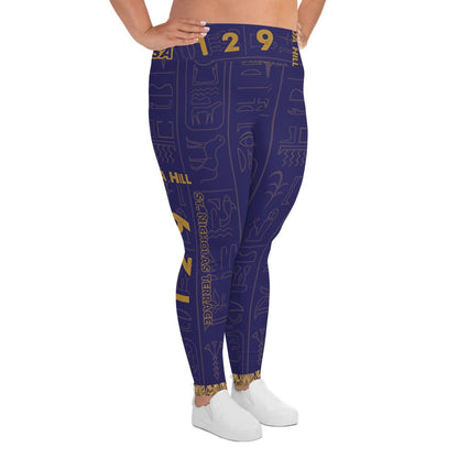 Da Hill 129 street All - Over Print Plus Size Harlem USA Leggings - Amerukhan Basics Clothing - Leggings