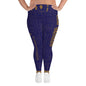 Da Hill 129 street All - Over Print Plus Size Harlem USA Leggings - Amerukhan Basics Clothing - Leggings