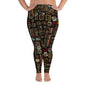 Da Hill 130 street All - Over Print Plus Size Harlem USA Leggings - Amerukhan Basics Clothing - Leggings