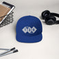 Da Hill 130 street Snapback White stitch Harlem USA Hat - Amerukhan Basics Clothing - Snapback Hat