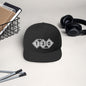 Da Hill 130 street Snapback White stitch Harlem USA Hat - Amerukhan Basics Clothing - Snapback Hat