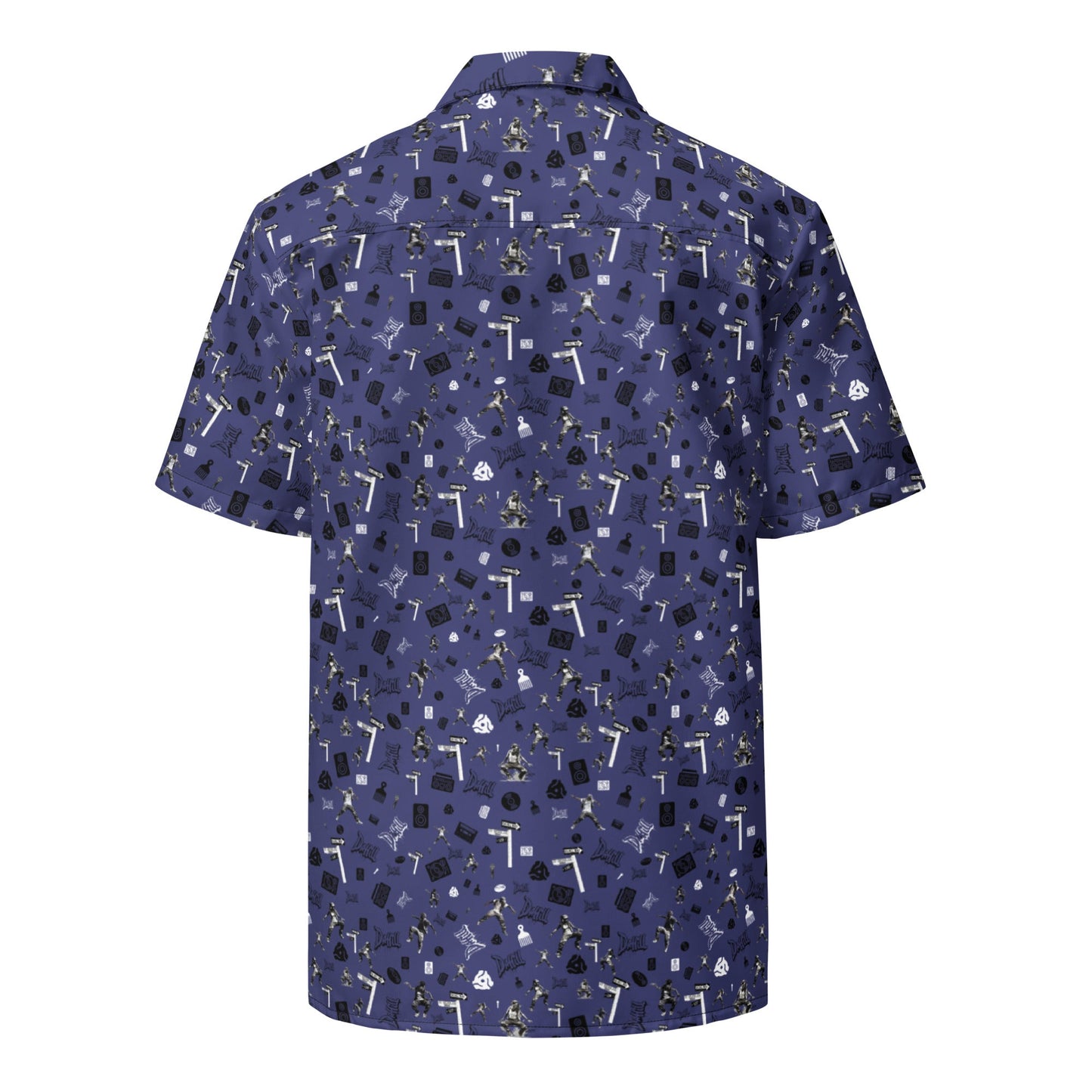 Da Hill '24 Blue Camp Shirt - Amerukhan Basics Clothing - 