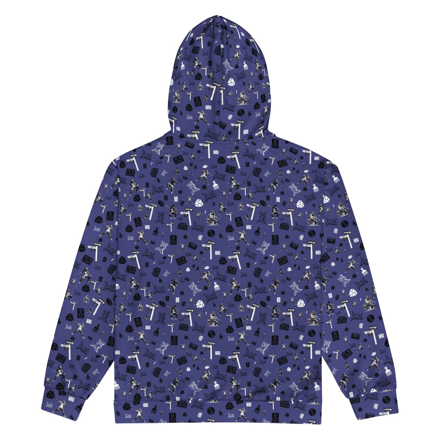 Da Hill '24 Blue Zip Hoodie - Amerukhan Basics Clothing - 