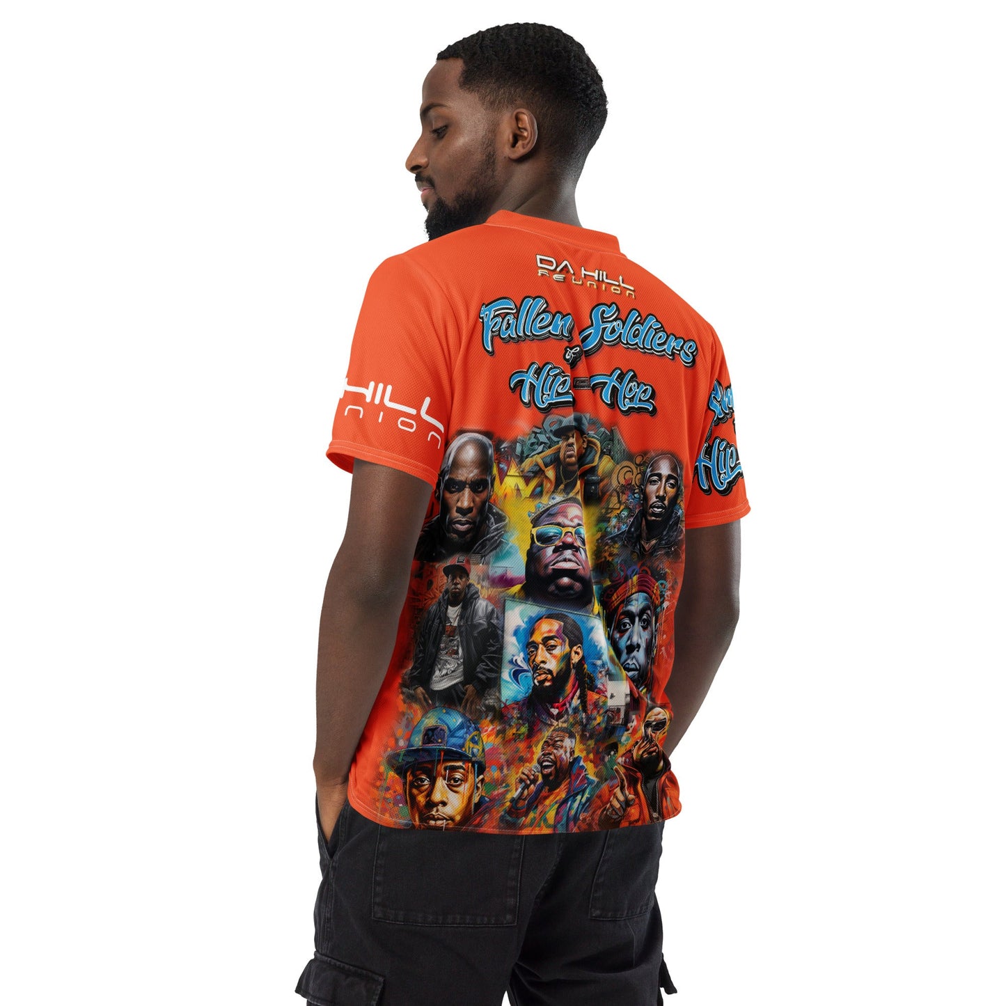 Da Hill Reunion - Fallen Soldiers of Hip Hop - Orange - Amerukhan Basics Clothing - T-Shirts