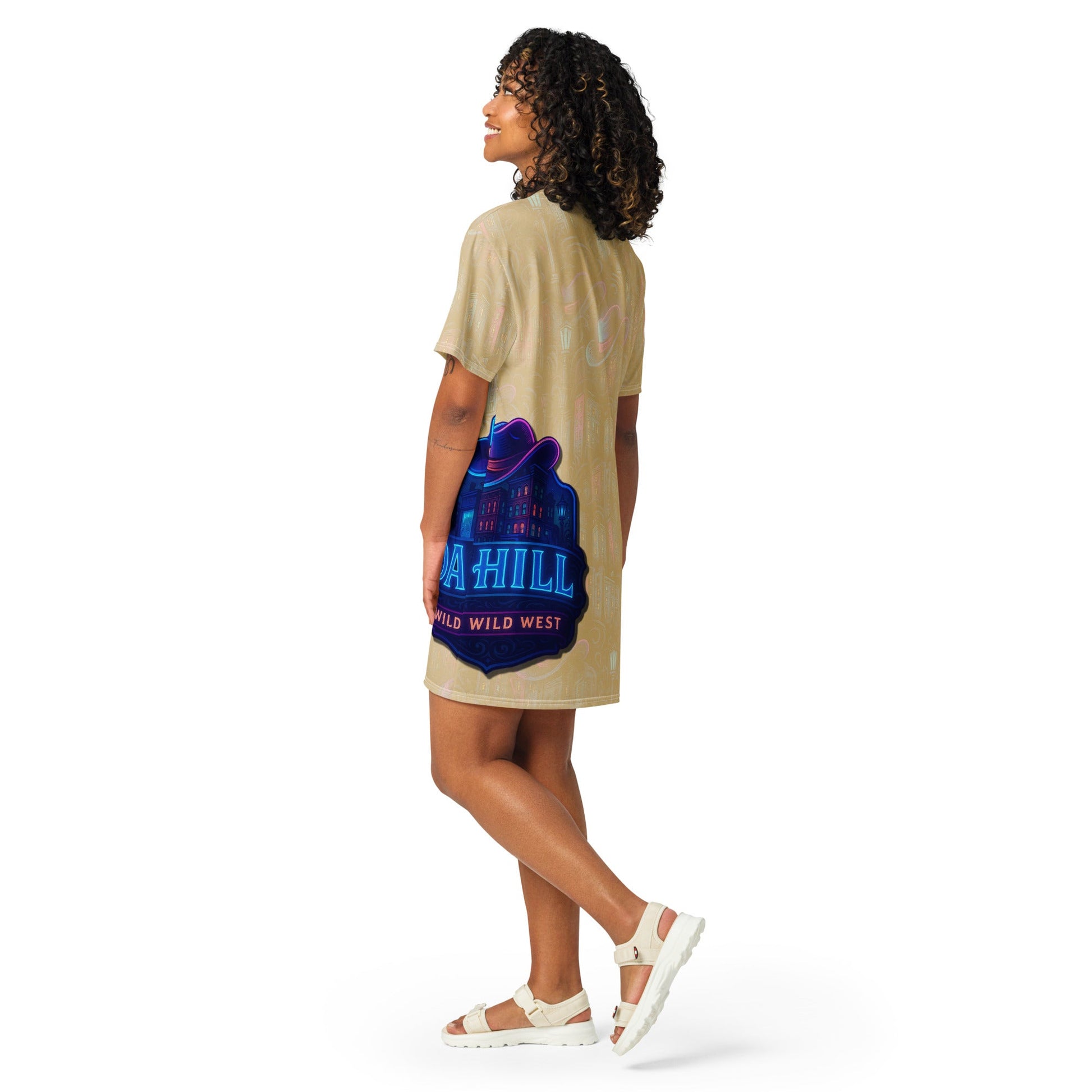 Da Hill Reunion T-shirt dress - Amerukhan Basics Clothing - 