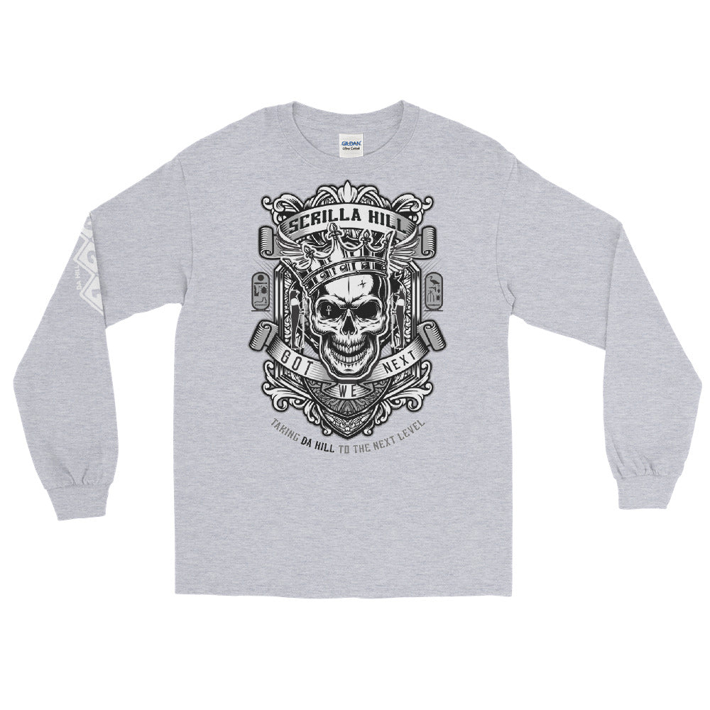 Da Hill Scrilla Hill 130 street Long Sleeve Harlem USA T-Shirt - Amerukhan Basics Clothing - T-Shirts