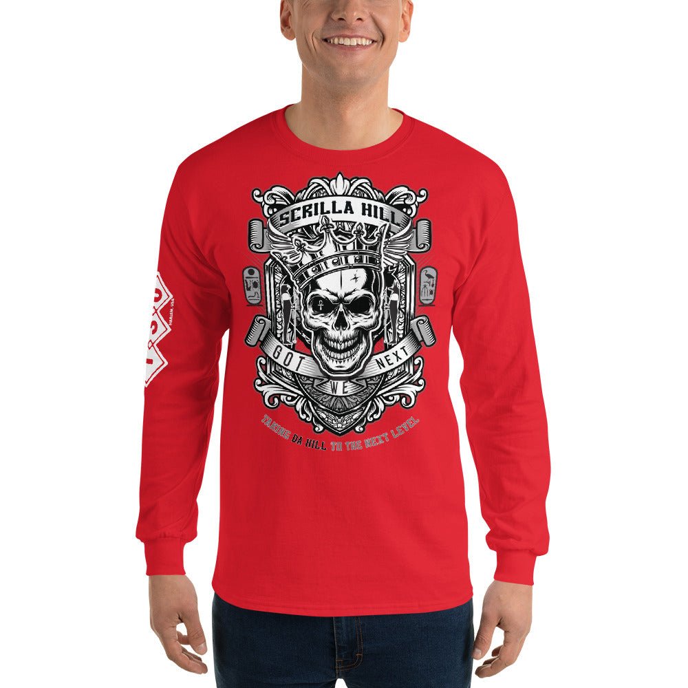 Da Hill Scrilla Hill 130 street Long Sleeve Harlem USA T-Shirt - Amerukhan Basics Clothing - T-Shirts