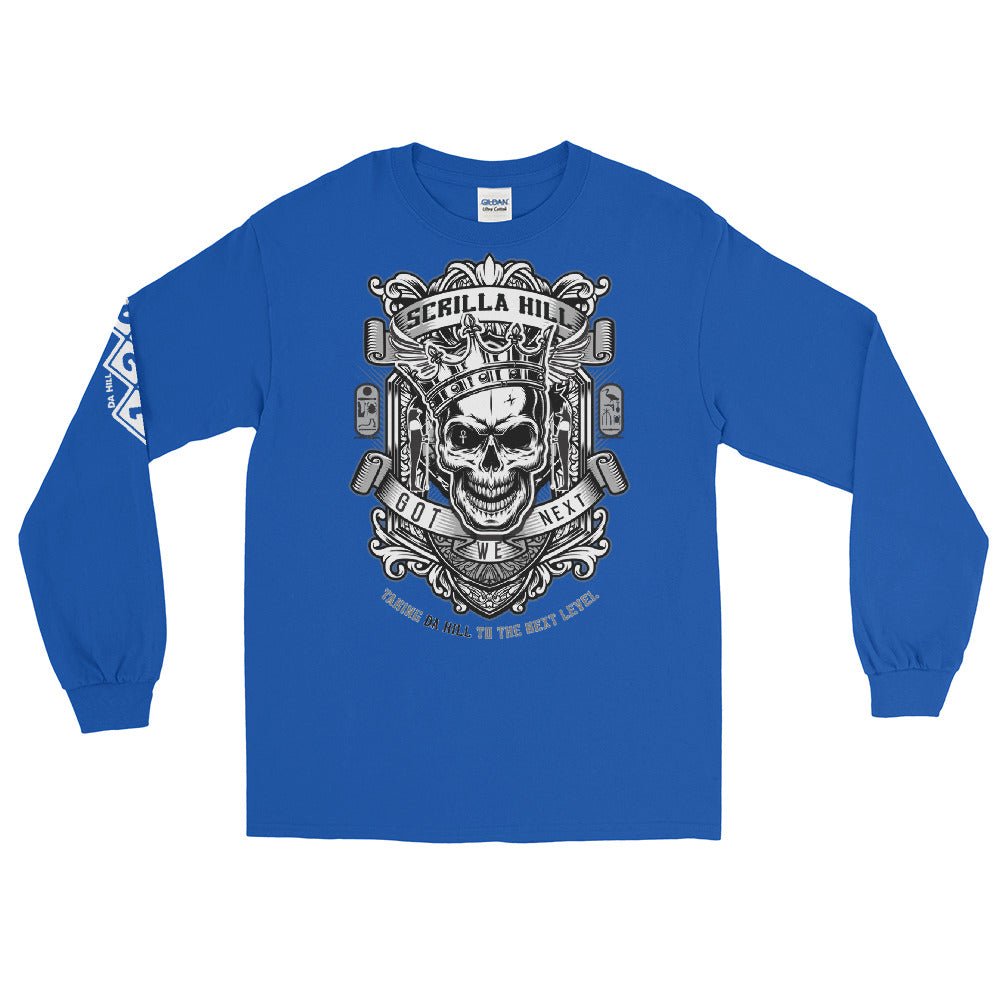 Da Hill Scrilla Hill 130 street Long Sleeve Harlem USA T-Shirt - Amerukhan Basics Clothing - T-Shirts