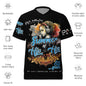 Da Hill - Summer of Hip Hop All - Over Tee - Black (2X+) - Amerukhan Basics Clothing - T-Shirts