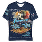 Da Hill - Summer of Hip Hop Overall Tee - Navy - Amerukhan Basics Clothing - 