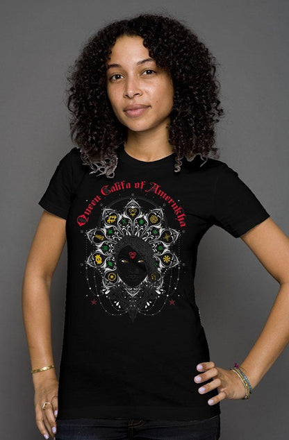 Empress Califia of Amerukha womens t shirt - Amerukhan Basics Clothing - T-Shirts