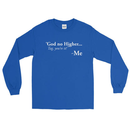 God no Higher... Long Sleeve T-Shirt - Amerukhan Basics Clothing - T-Shirts