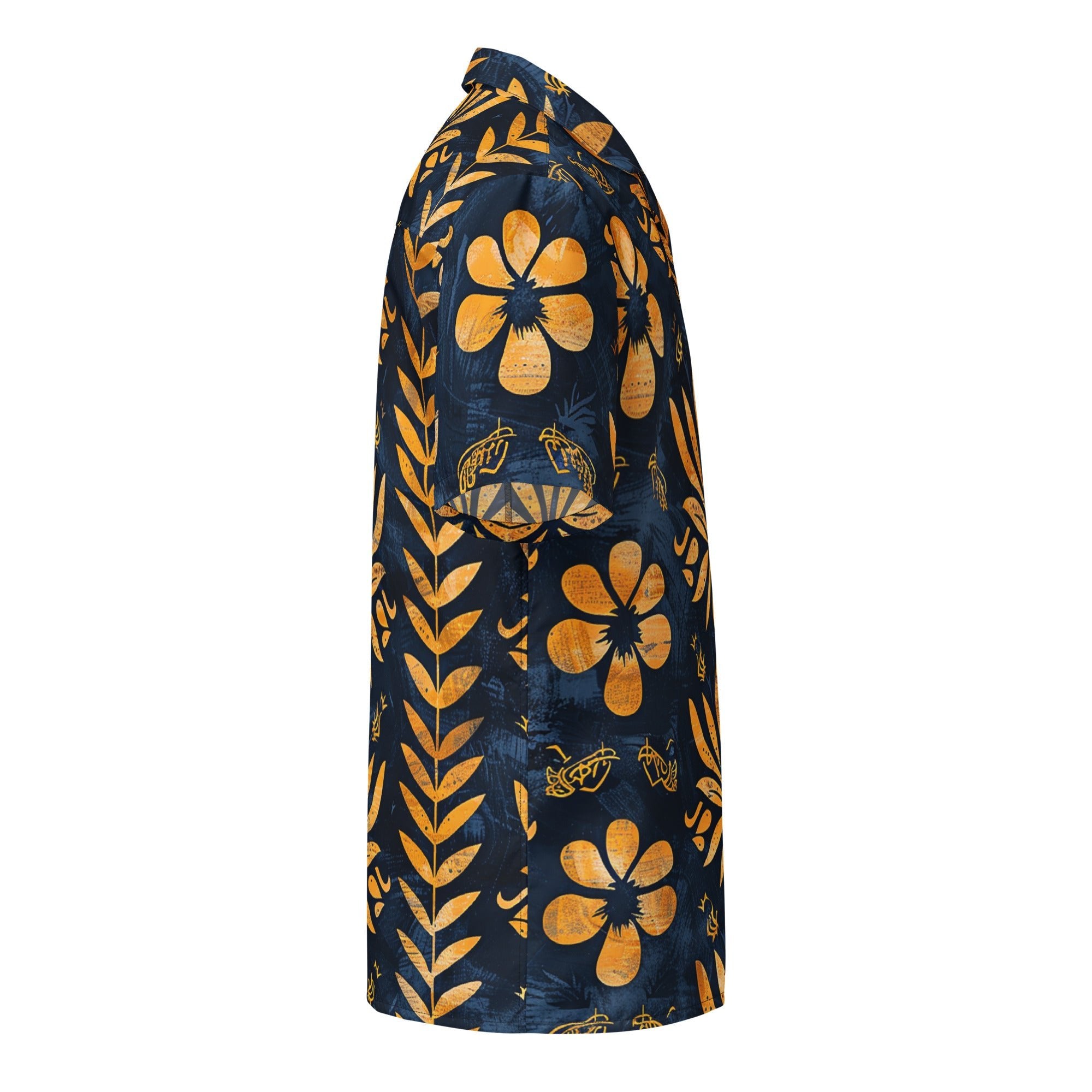 Golden Azure Camp Shirt | Black History Clothing – Amerukhan