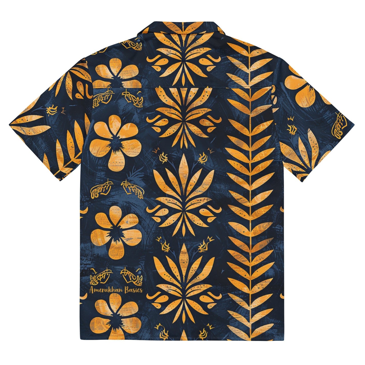 Golden Azure Camp Shirt - Amerukhan Basics Clothing - 