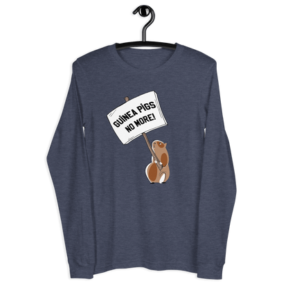 Guinea Pigs No More! Unisex Long Sleeve Tee - Amerukhan Basics Clothing - T-Shirts