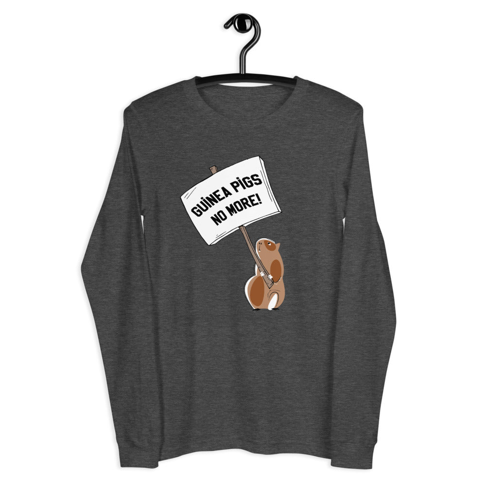 Guinea Pigs No More! Unisex Long Sleeve Tee - Amerukhan Basics Clothing - T-Shirts