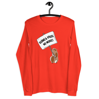 Guinea Pigs No More! Unisex Long Sleeve Tee - Amerukhan Basics Clothing - T-Shirts