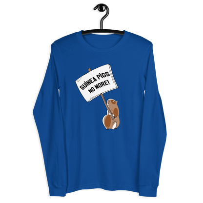 Guinea Pigs No More! Unisex Long Sleeve Tee - Amerukhan Basics Clothing - T-Shirts