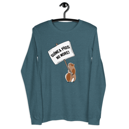 Guinea Pigs No More! Unisex Long Sleeve Tee - Amerukhan Basics Clothing - T-Shirts