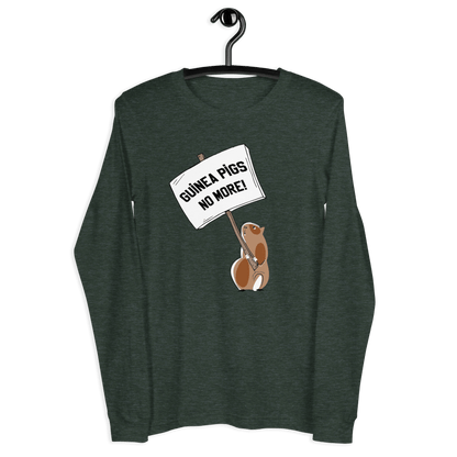 Guinea Pigs No More! Unisex Long Sleeve Tee - Amerukhan Basics Clothing - T-Shirts