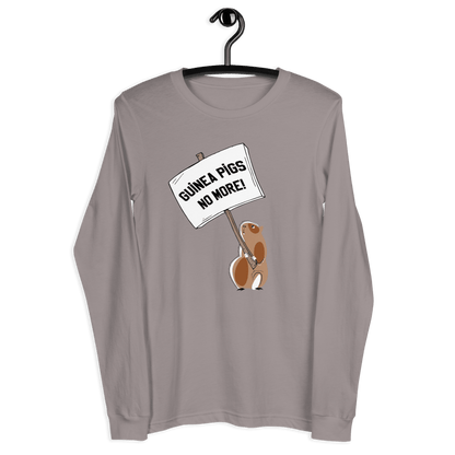 Guinea Pigs No More! Unisex Long Sleeve Tee - Amerukhan Basics Clothing - T-Shirts