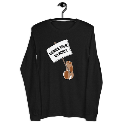 Guinea Pigs No More! Unisex Long Sleeve Tee - Amerukhan Basics Clothing - T-Shirts