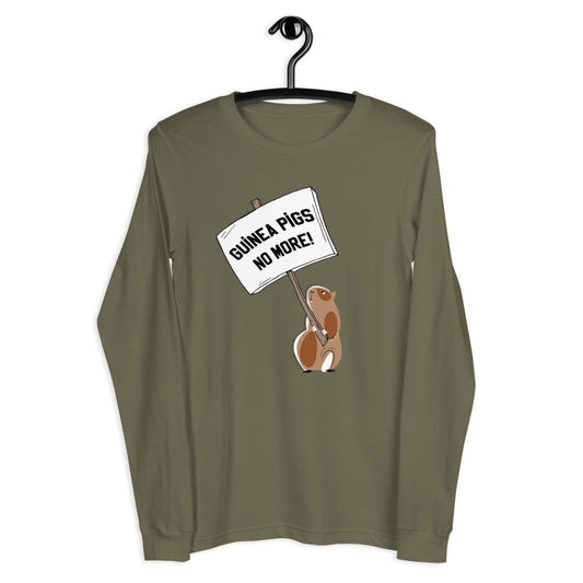 Guinea Pigs No More! Unisex Long Sleeve Tee - Amerukhan Basics Clothing - T-Shirts