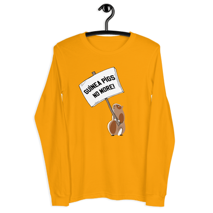 Guinea Pigs No More! Unisex Long Sleeve Tee - Amerukhan Basics Clothing - T-Shirts