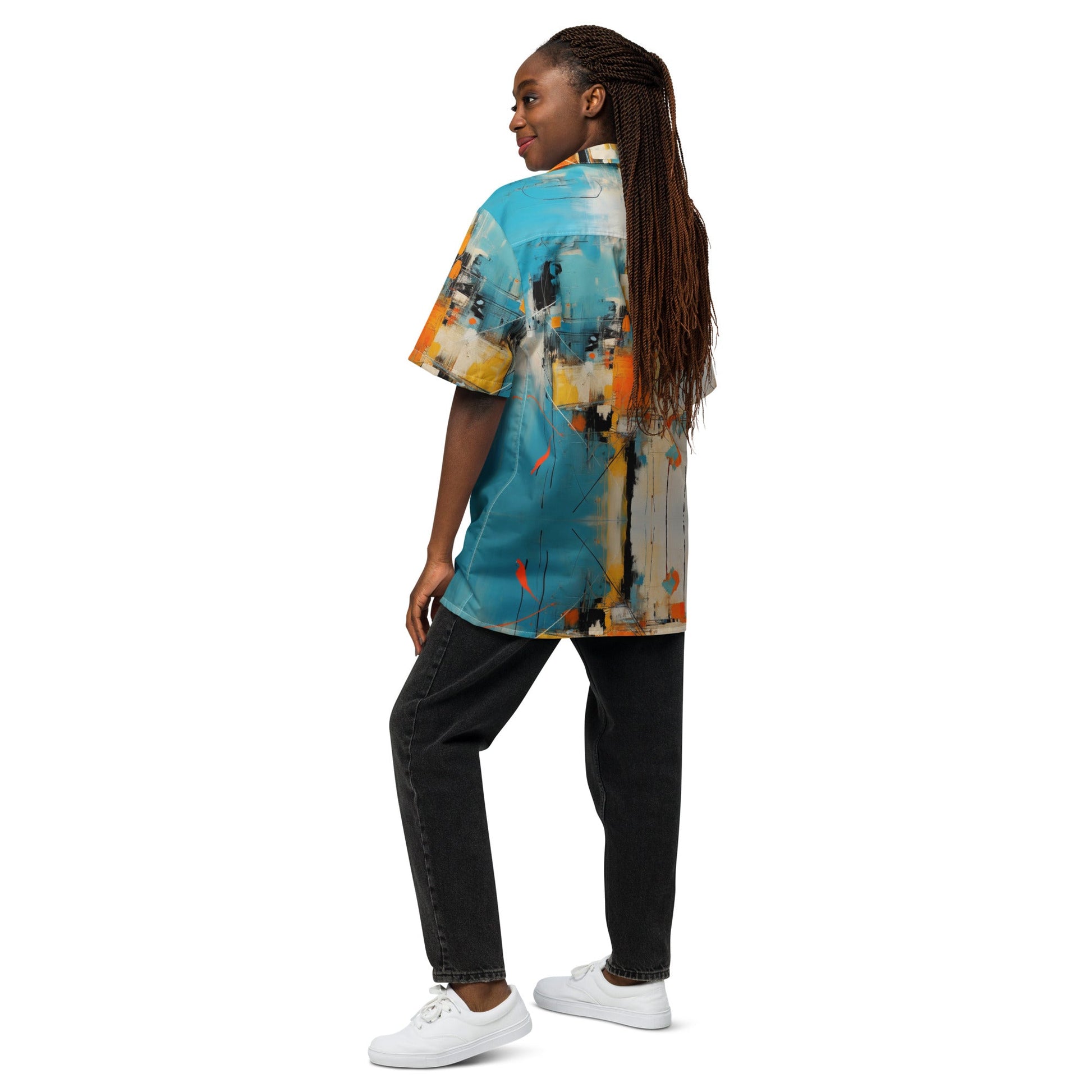 Harlem Sun Camp Shirt - Amerukhan Basics Clothing - 