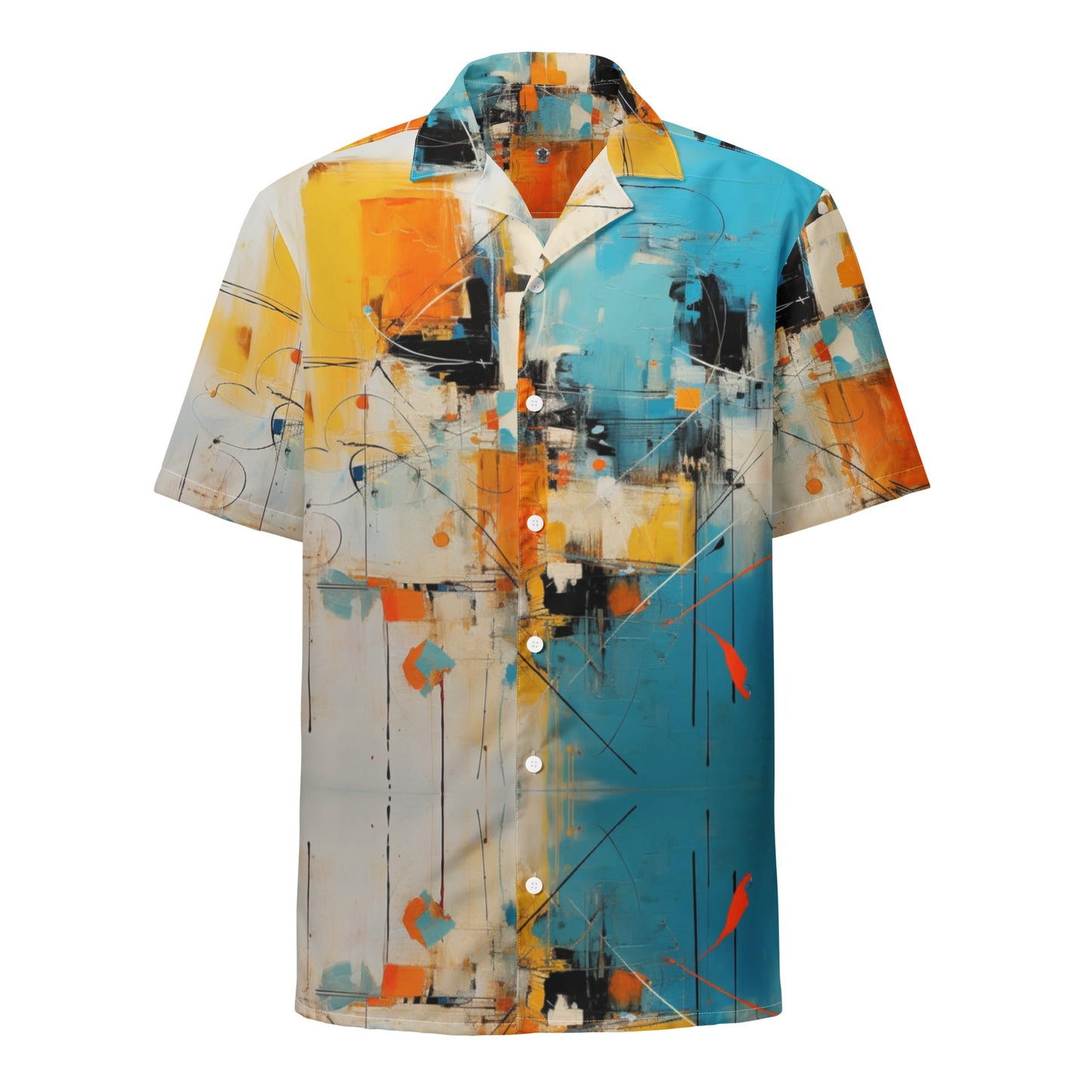 Harlem Sun Camp Shirt - Amerukhan Basics Clothing - 