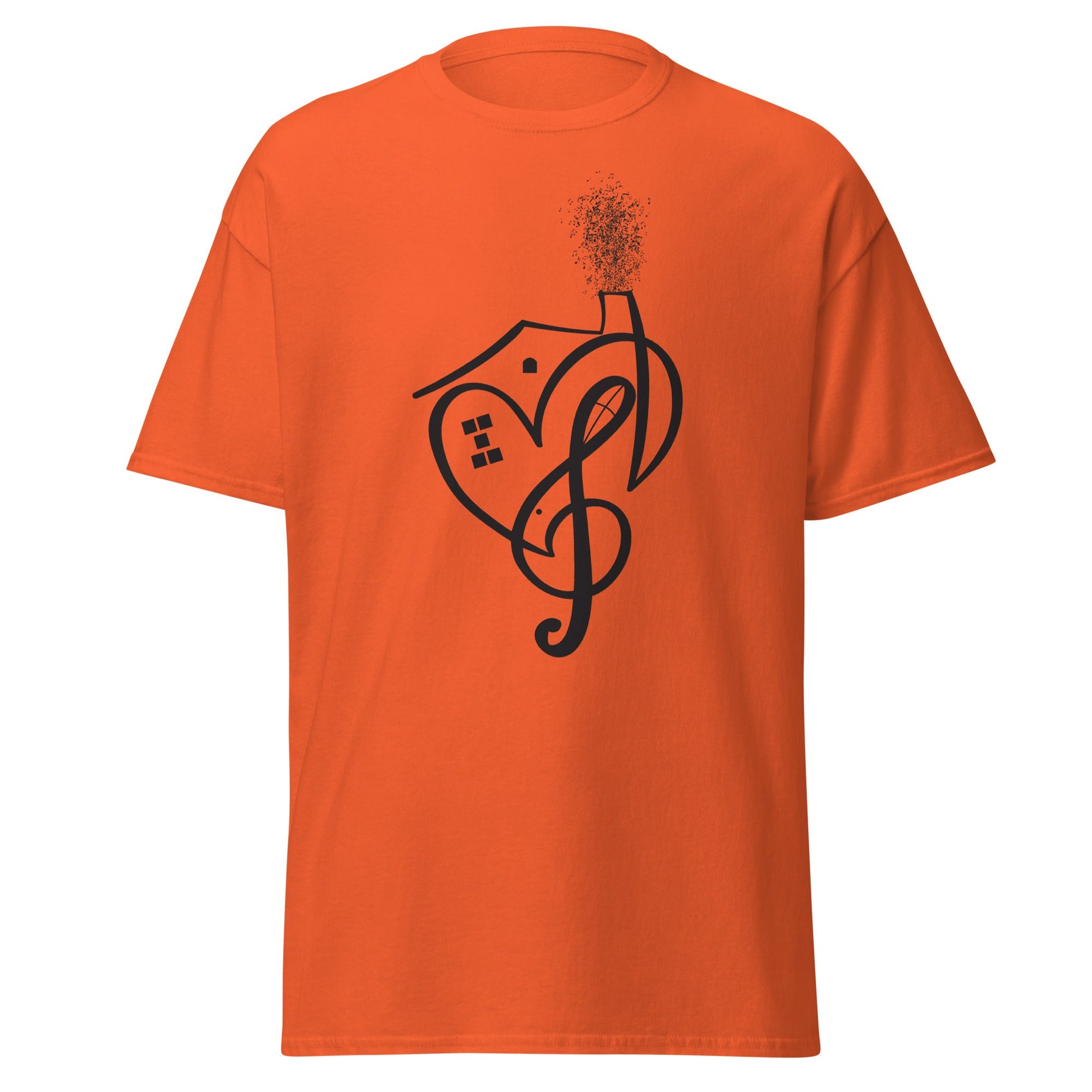 I Love House Music (Black) - Amerukhan Basics Clothing - 