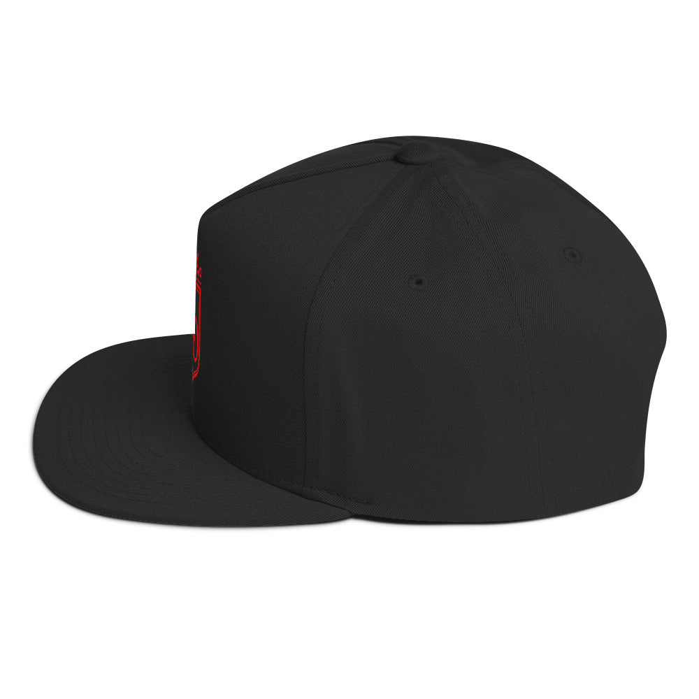 LaDuna Flat Bill Cap - Amerukhan Basics Clothing - 