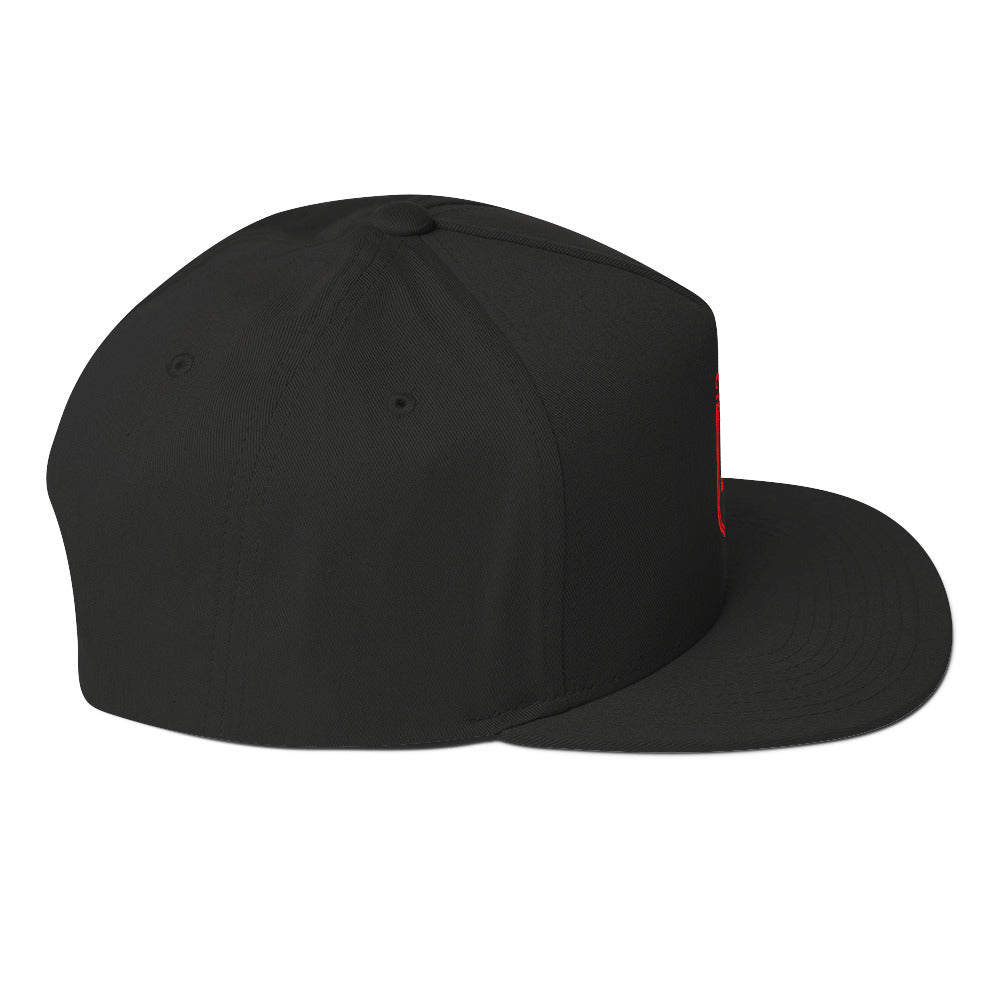 LaDuna Flat Bill Cap - Amerukhan Basics Clothing - 