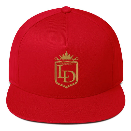 LaDuna Gold Flat Bill Cap - Amerukhan Basics Clothing - 