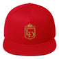 LaDuna Gold Flat Bill Cap - Amerukhan Basics Clothing - 