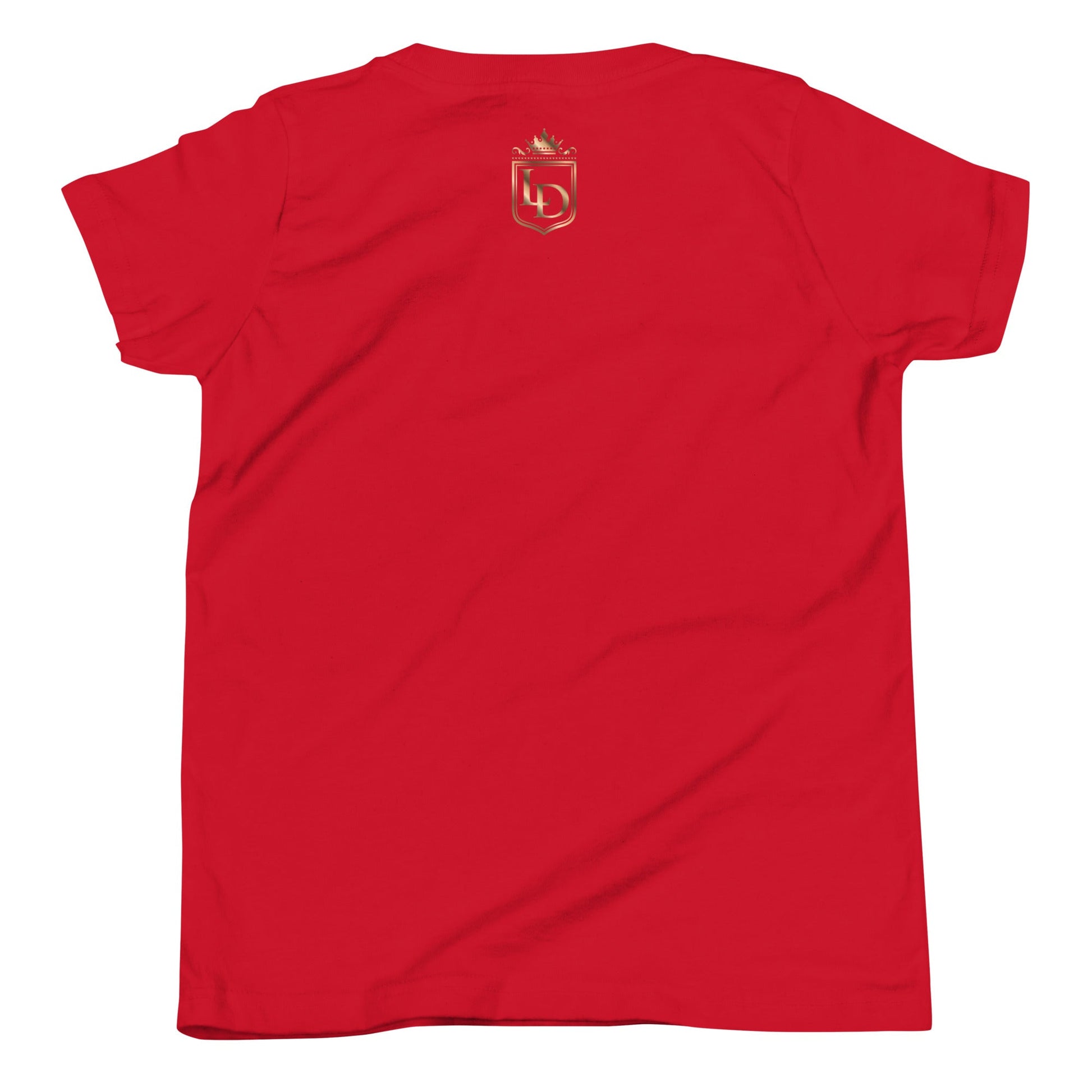 LaDuna Gold Youth Short Sleeve T-Shirt - Amerukhan Basics Clothing - 