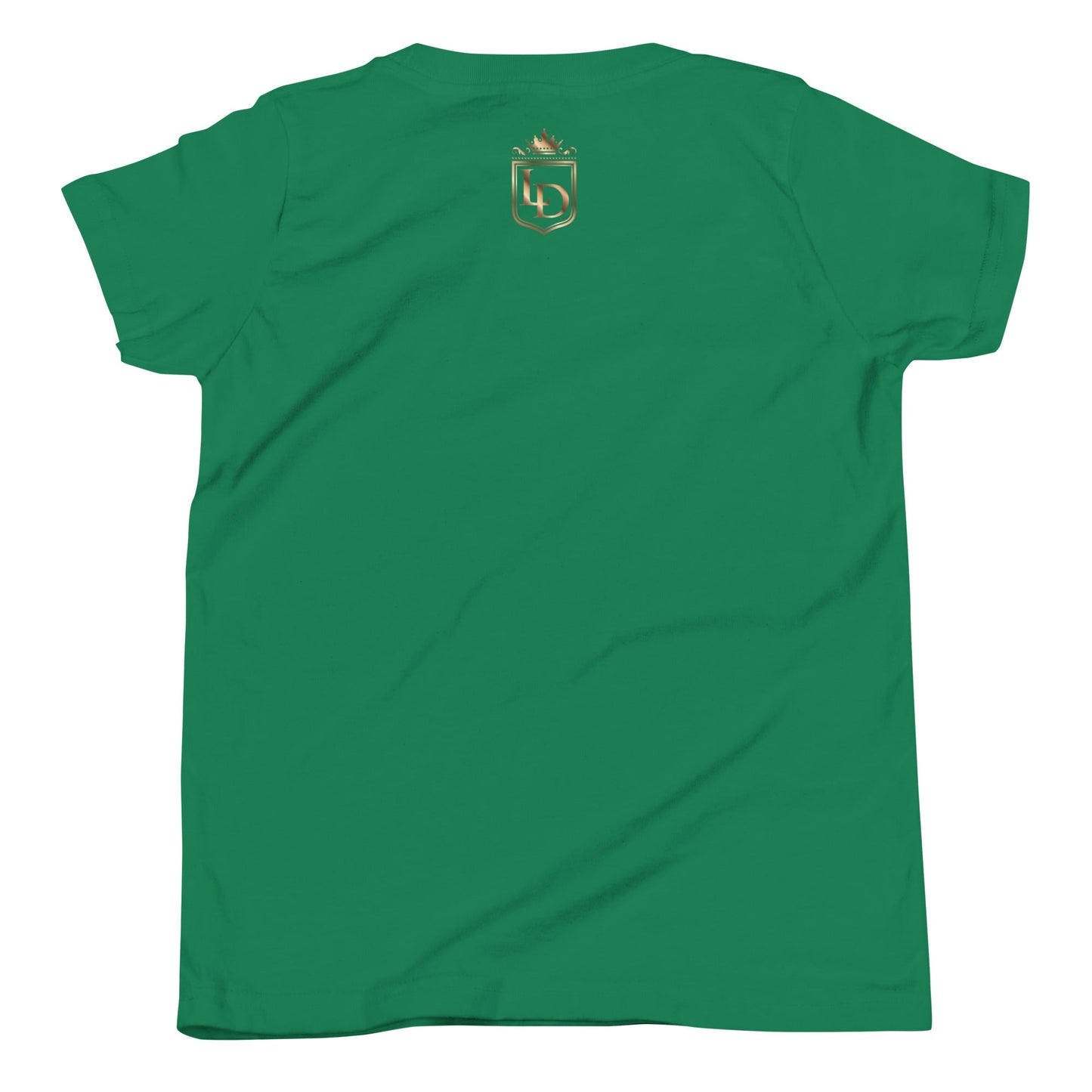 LaDuna Gold Youth Short Sleeve T-Shirt - Amerukhan Basics Clothing - 
