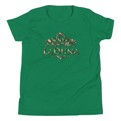 LaDuna Gold Youth Short Sleeve T-Shirt - Amerukhan Basics Clothing - 