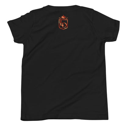 Laduna Red Youth Short Sleeve T-Shirt - Amerukhan Basics Clothing - 