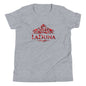 Laduna Red Youth Short Sleeve T-Shirt - Amerukhan Basics Clothing - 
