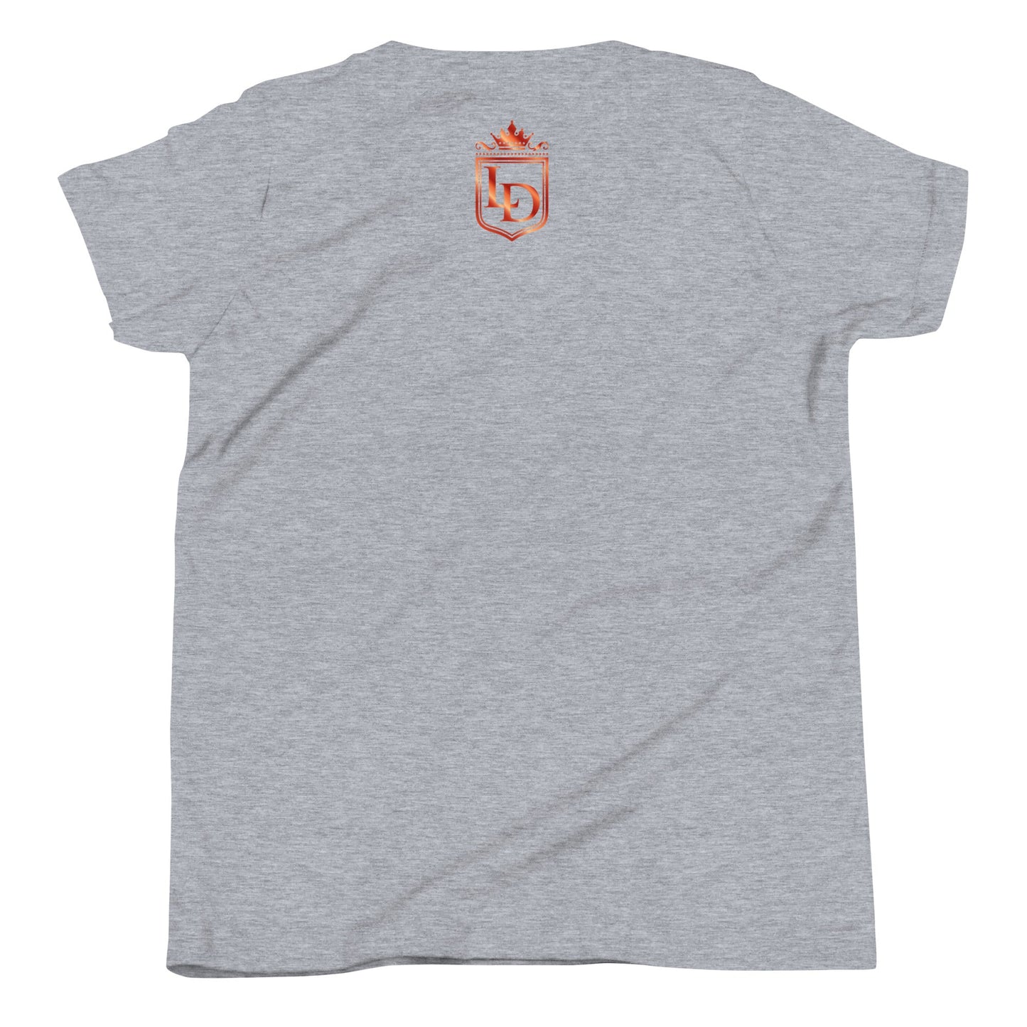 Laduna Red Youth Short Sleeve T-Shirt - Amerukhan Basics Clothing - 