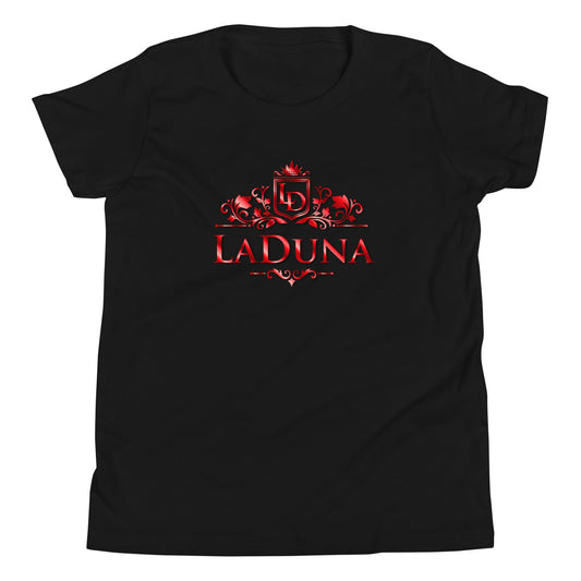 Laduna Red Youth Short Sleeve T-Shirt - Amerukhan Basics Clothing - 