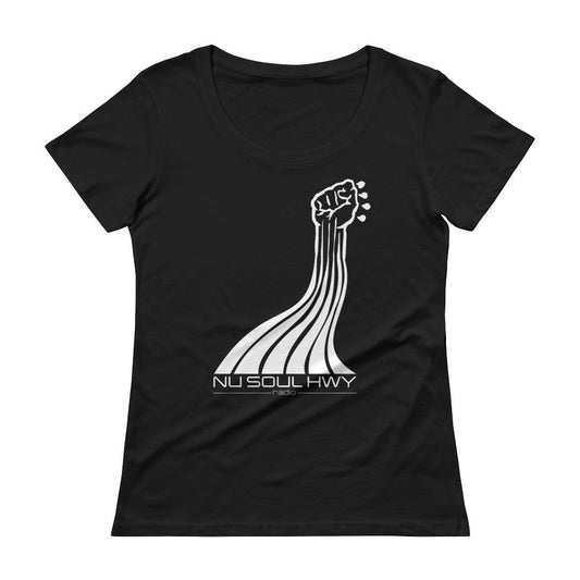 Nu Soul Radio Ladies' Scoopneck T-Shirt - Amerukhan Basics Clothing - T-Shirts