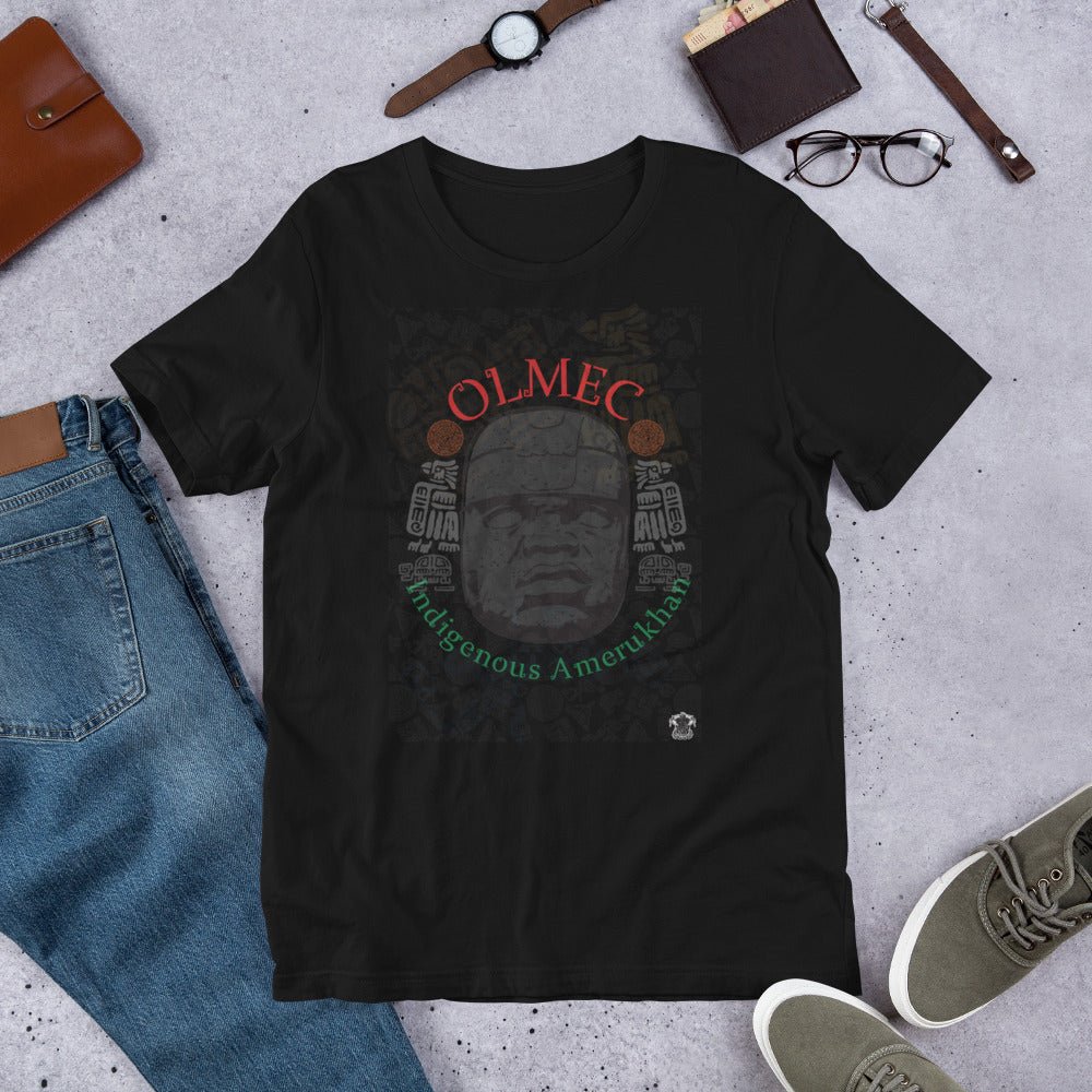 Peace to the Gods - Olmec gods - T-Shirt - Amerukhan Basics Clothing - T-Shirts