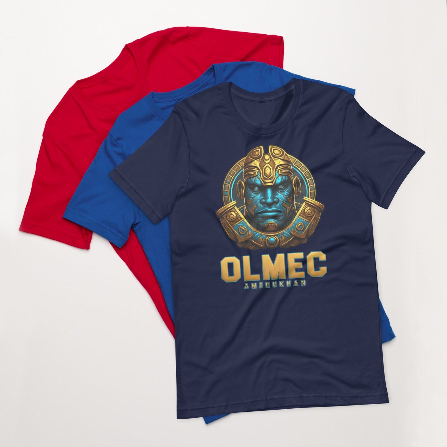 Peace to the Gods - Olmec Head 2023 - Amerukhan Basics Clothing - 