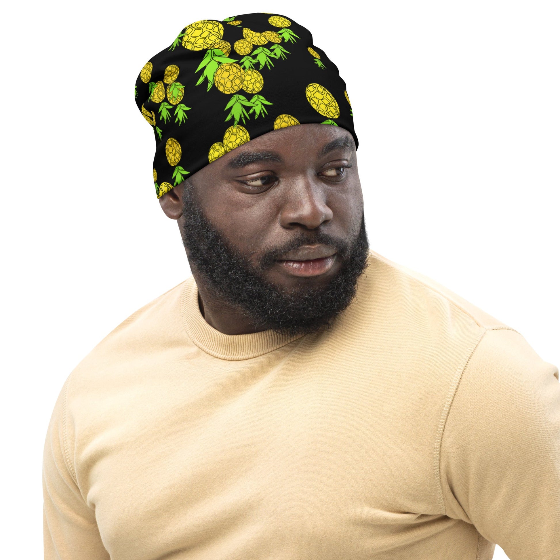 Pineapple Beanie - Amerukhan Basics Clothing - 