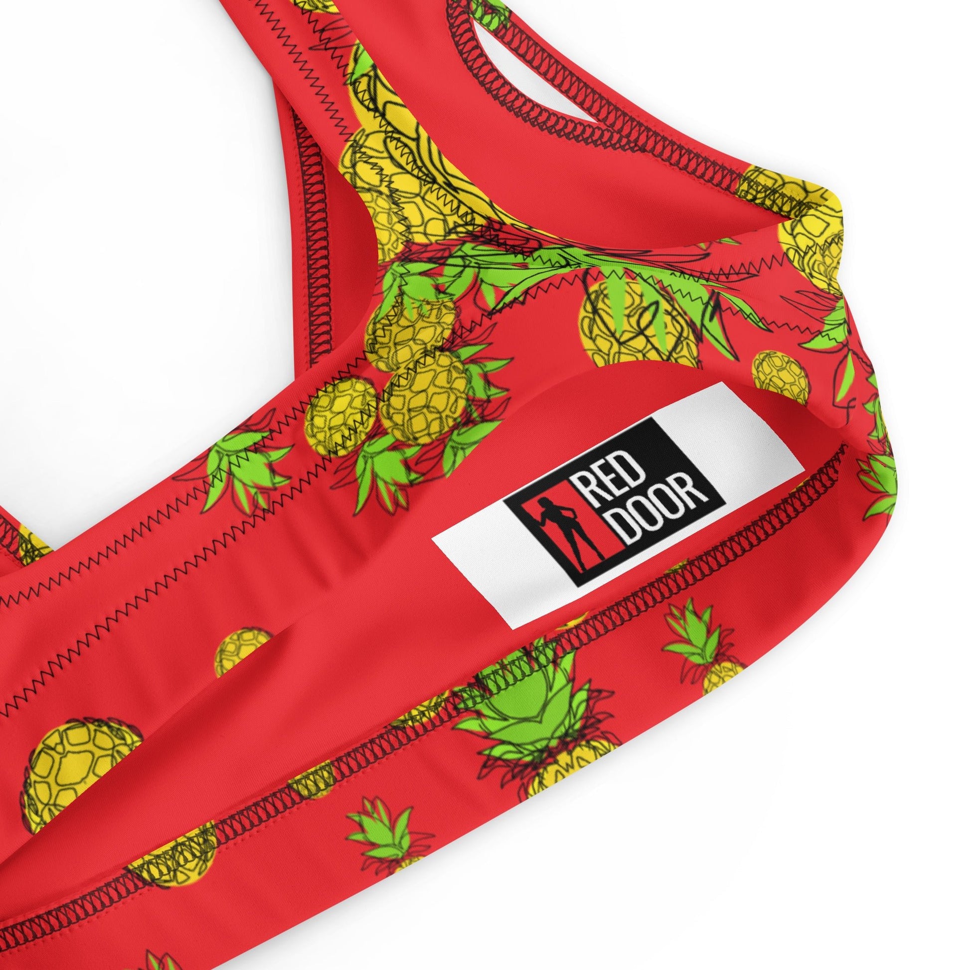 Pineapple padded bikini top - Amerukhan Basics Clothing - 