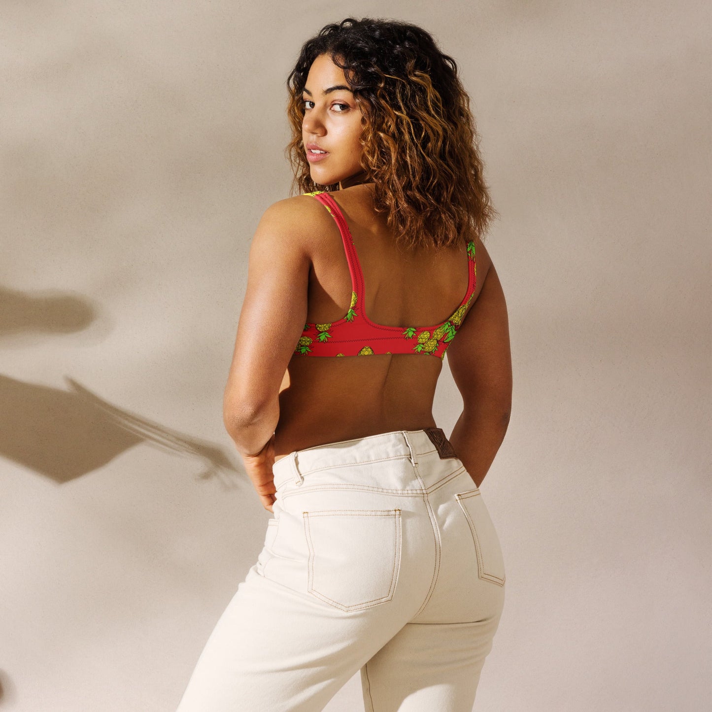Pineapple padded bikini top - Amerukhan Basics Clothing - 